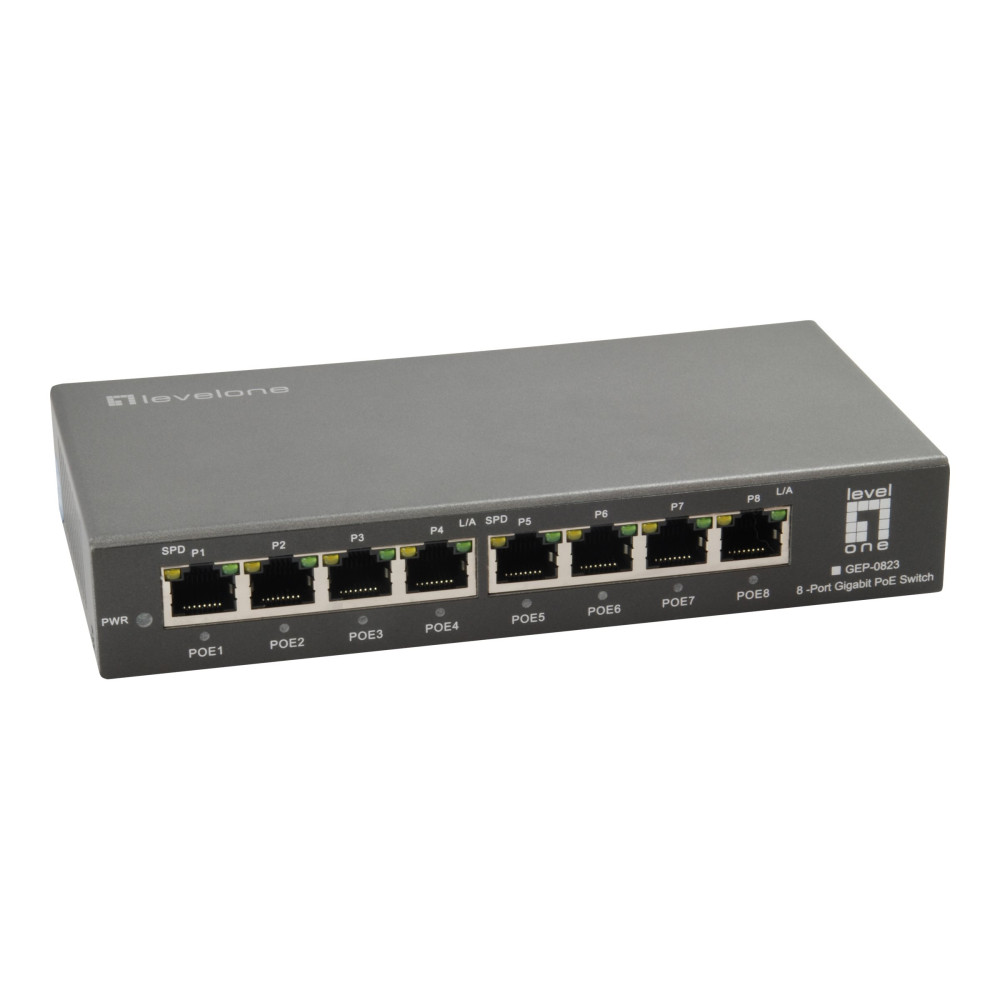 Produktbild för LevelOne GEP-0823 - switch - 8 portar
