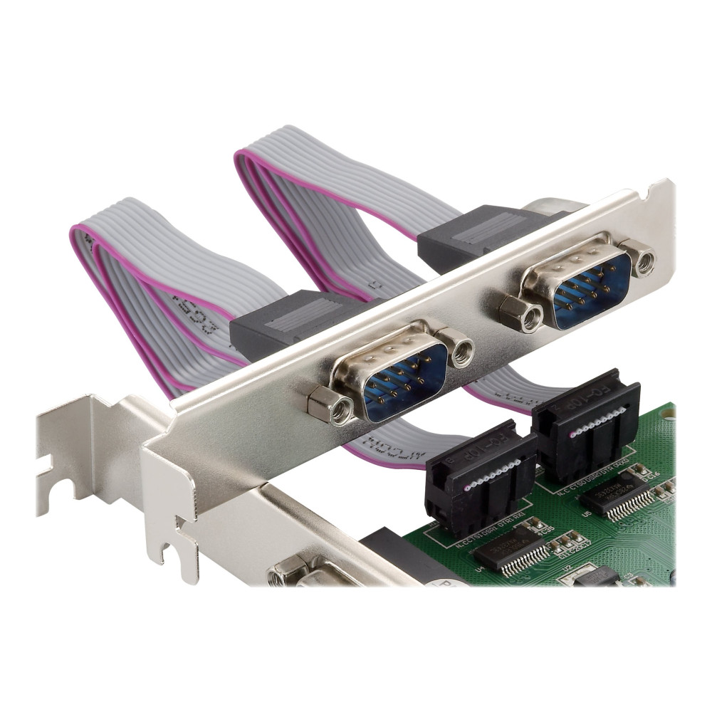Produktbild för Conceptronic SPC01G - parallellt/seriellt kort - PCIe - RS-232 x 2 + parallell x 1