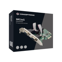 Produktbild för Conceptronic SRC01G - seriell adapter - PCIe - RS-232 x 2
