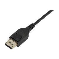 Produktbild för StarTech 2 m VESA-certifierad DisplayPort 1.4-kabel - 8K 60 Hz HDR10 - Ultra HD 4K 120 Hz-video - DP 1.4-kabel/-sladd - För skärmar/displayer - DisplayPort till DisplayPort-kabel - M/M - DisplayPort-kabel - DisplayPort till DisplayPort - 2 m