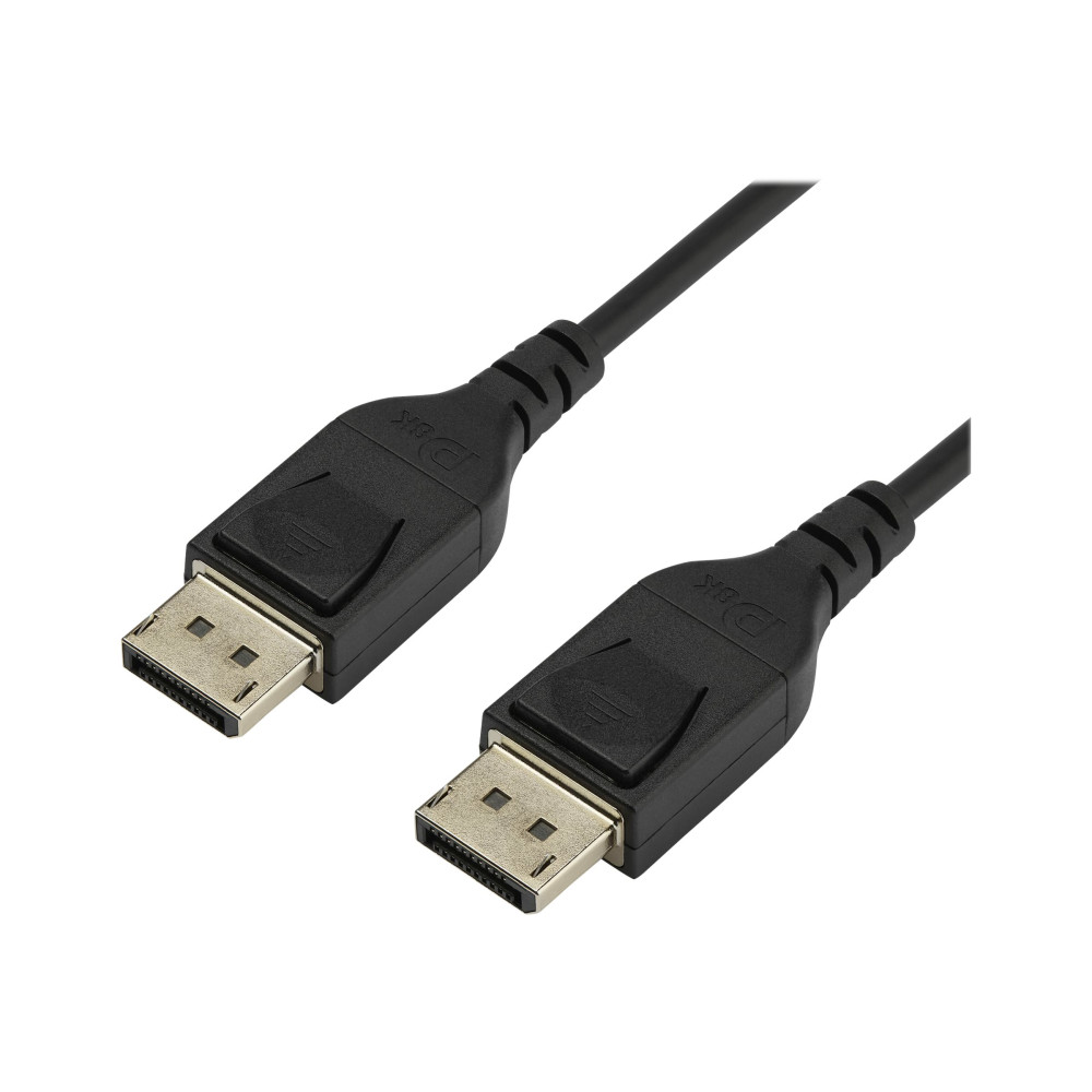 Produktbild för StarTech 2 m VESA-certifierad DisplayPort 1.4-kabel - 8K 60 Hz HDR10 - Ultra HD 4K 120 Hz-video - DP 1.4-kabel/-sladd - För skärmar/displayer - DisplayPort till DisplayPort-kabel - M/M - DisplayPort-kabel - DisplayPort till DisplayPort - 2 m