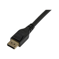 Produktbild för StarTech 3 meter VESA-certifierad DisplayPort 1.4-kabel - 8K 60Hz HBR3 HDR - Super UHD DisplayPort till DisplayPort-skärmsladd - Ultra HD 4K 120Hz DP 1.4 smal videokabel M/M DP-kontakt - DisplayPort-kabel - DisplayPort till DisplayPort - 3 m