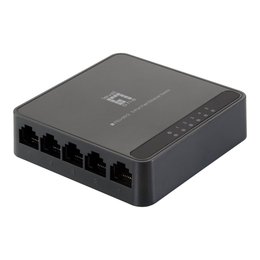 Produktbild för LevelOne FEU-0512 - switch - 5 portar - ohanterad