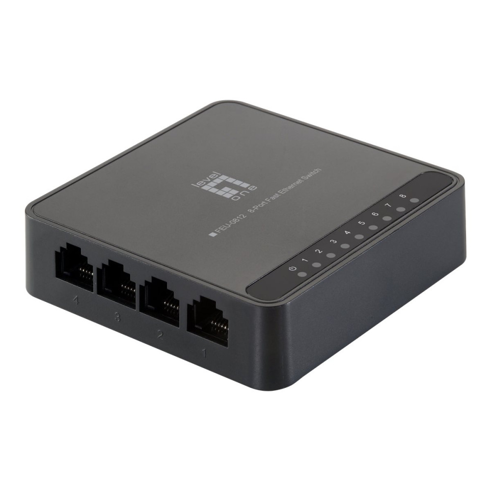 Produktbild för LevelOne FEU-0812 - switch - 8 portar - ohanterad