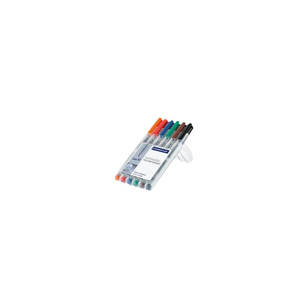 Produktbild för STAEDTLER Lumocolor 315 - fiberspetspenna - blandfärger (paket om 6)