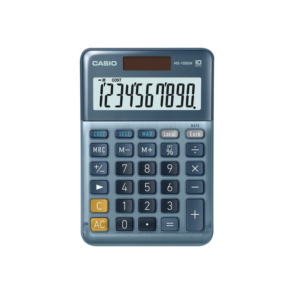 Produktbild för Casio MS-100EM - skrivbordskalkylator