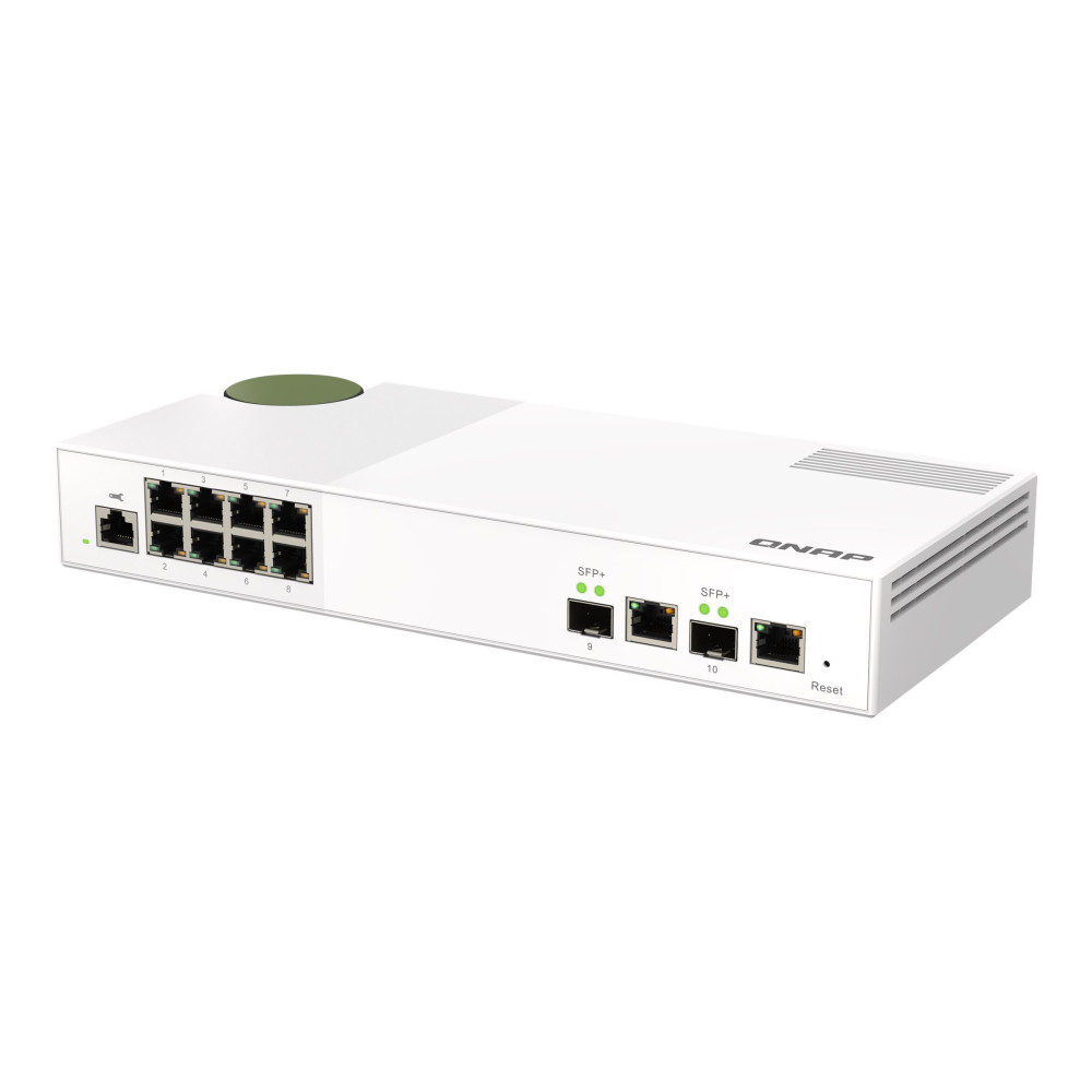 Produktbild för QNAP QSW-M2108-2C - switch - 10 portar - Administrerad