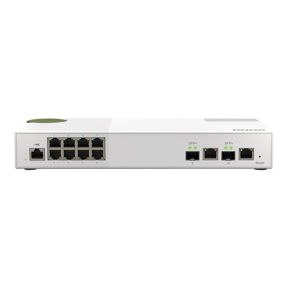 Produktbild för QNAP QSW-M2108-2C - switch - 10 portar - Administrerad