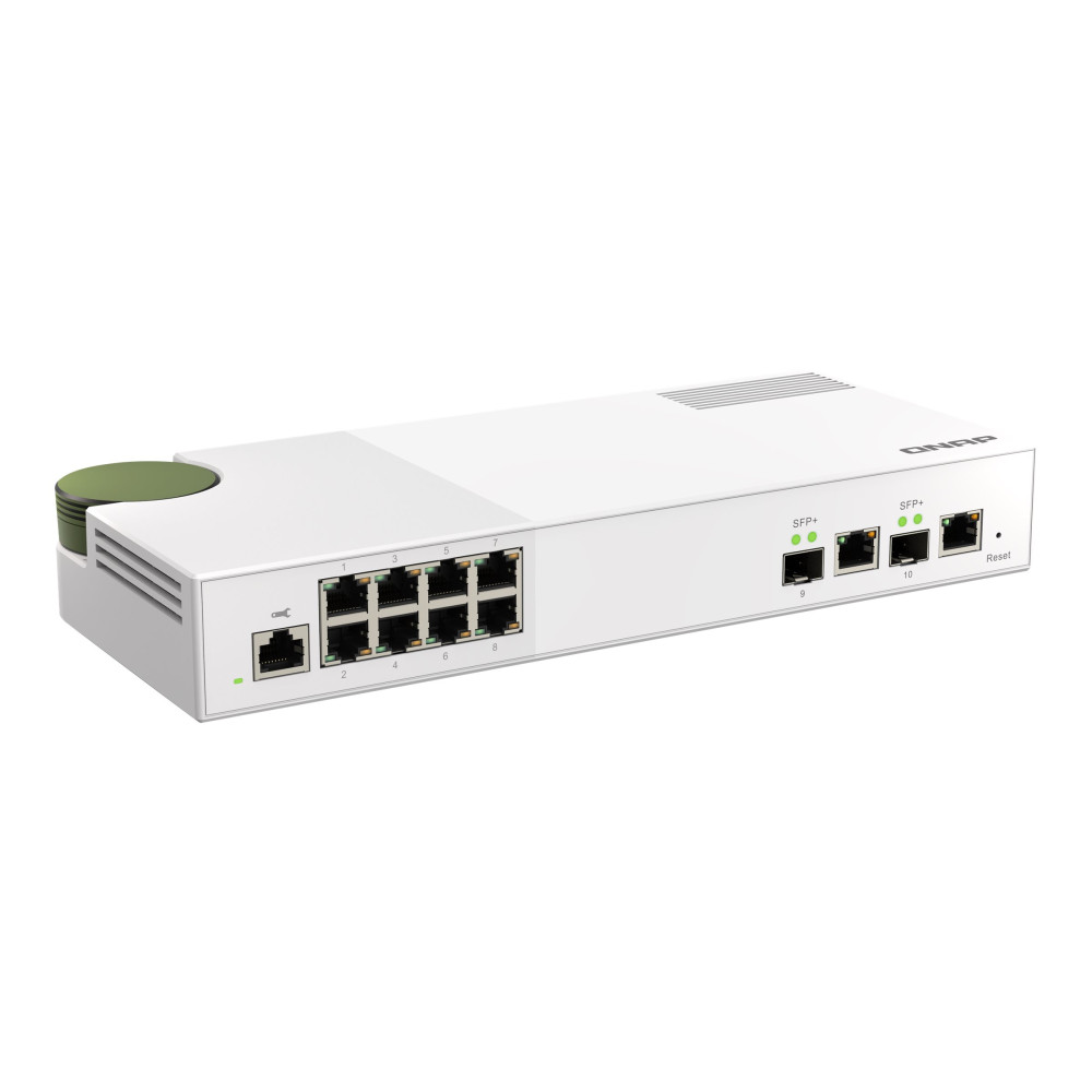 Produktbild för QNAP QSW-M2108-2C - switch - 10 portar - Administrerad
