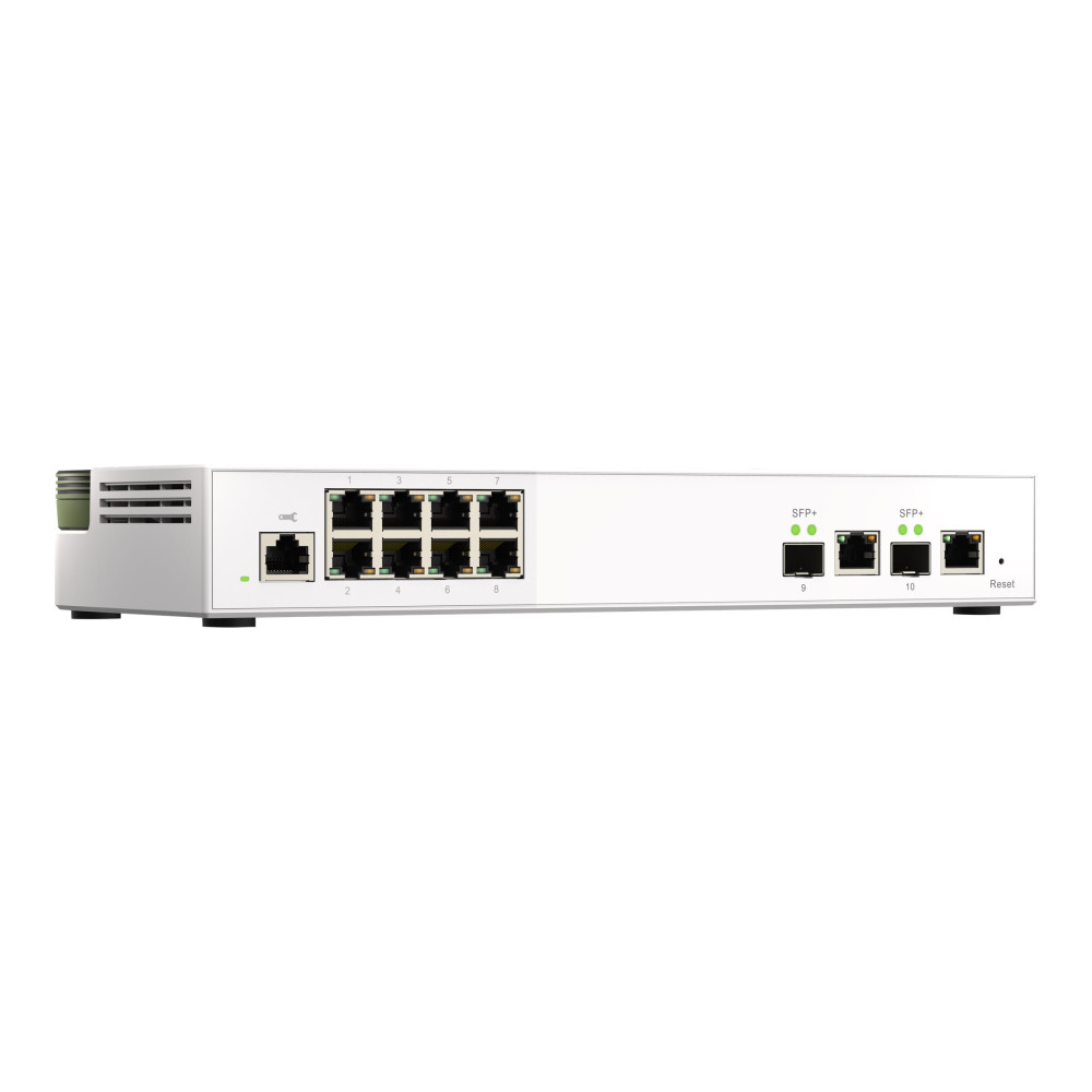 Produktbild för QNAP QSW-M2108-2C - switch - 10 portar - Administrerad