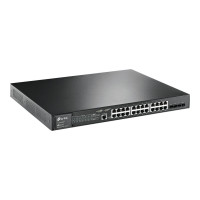 Produktbild för TP-Link JetStream TL-SG3428MP - switch - 28 portar - Administrerad - rackmonterbar