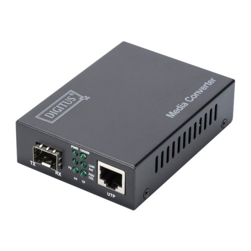 Digitus DIGITUS DN-82211 - fibermediekonverterare - 1GbE, 10GbE, 5GbE, 2.5GbE