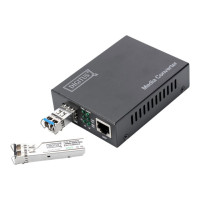 Produktbild för DIGITUS DN-82211 - fibermediekonverterare - 1GbE, 10GbE, 5GbE, 2.5GbE