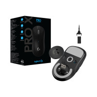 Produktbild för Logitech PRO X SUPERLIGHT Wireless Gaming Mouse - mus - 2.4 GHz - svart