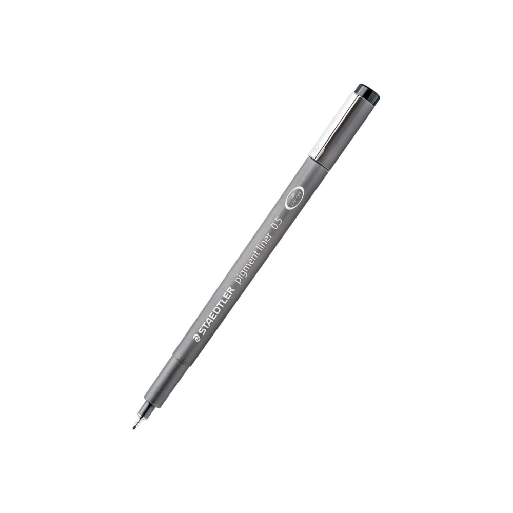 Produktbild för STAEDTLER pigment liner 308 - fineliner - svart (paket om 8)