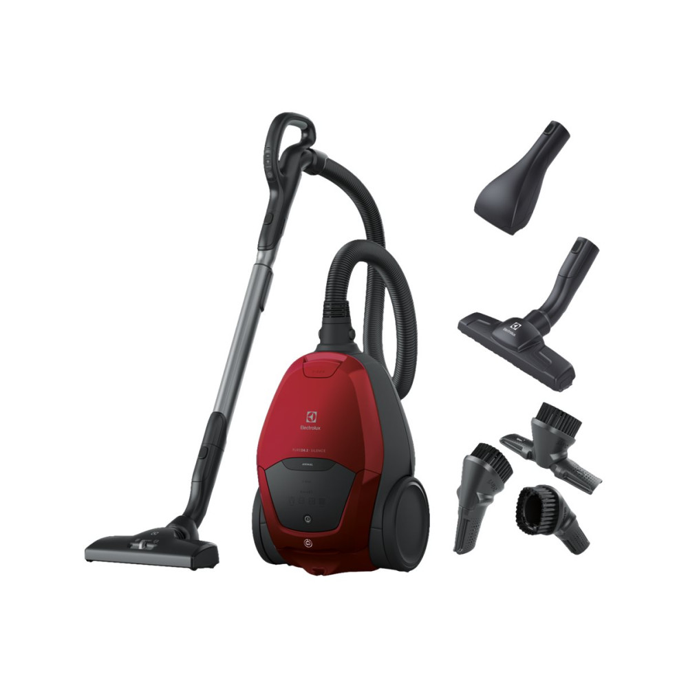 Produktbild för Electrolux Pure D8.2 PD82-ANIMA - dammsugare - med behållare - chiliröd