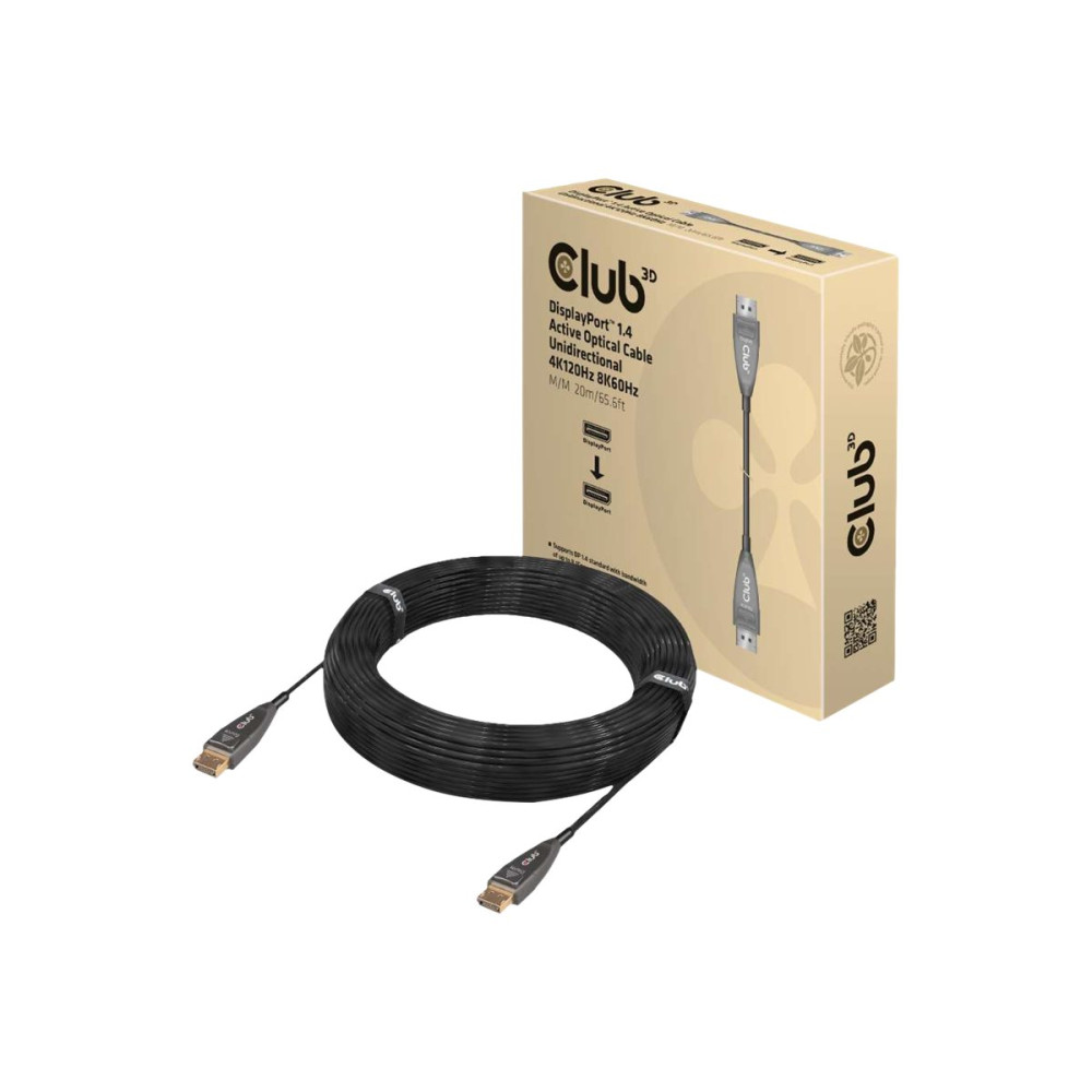 Produktbild för Club 3D CAC-1079 - DisplayPort-kabel - DisplayPort till DisplayPort - 20 m