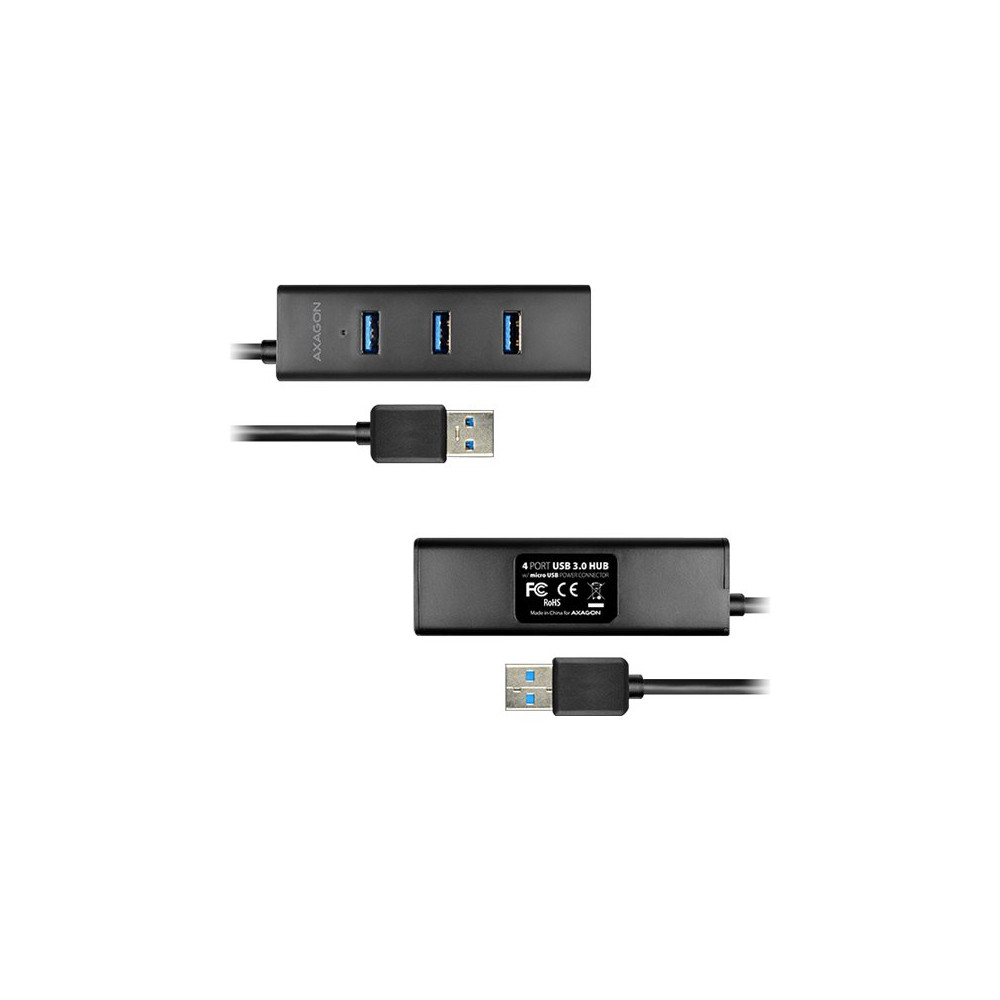 Produktbild för AXAGON HUE-S2BP - hubb - 4 portar