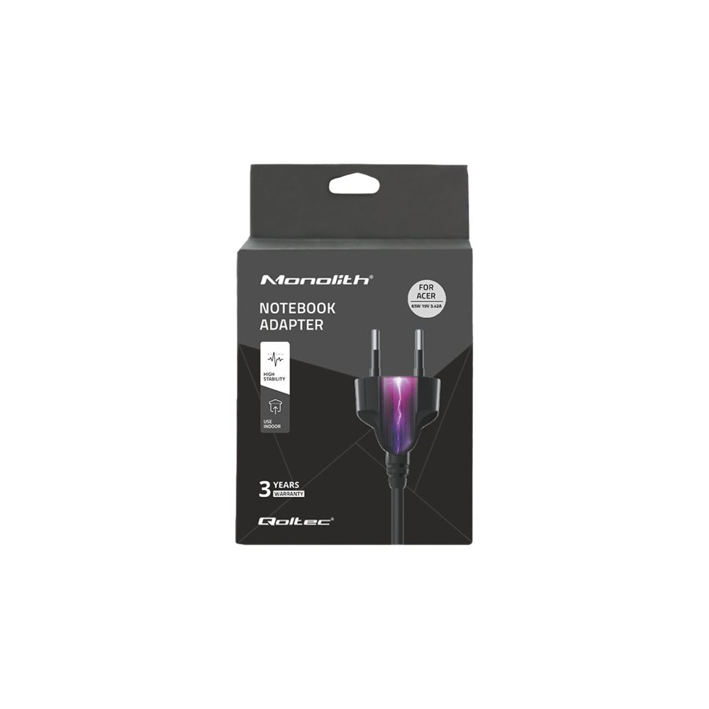 Produktbild för Qoltec - strömadapter - 65 watt