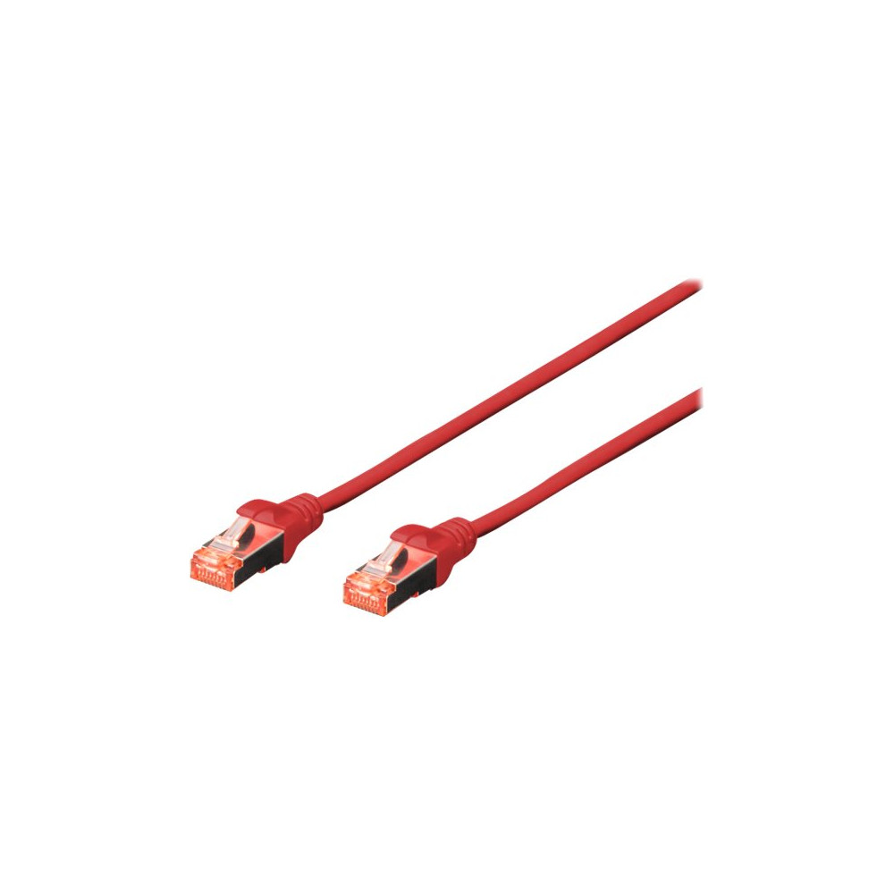 Produktbild för DIGITUS Professional patch-kabel - 50 cm - röd