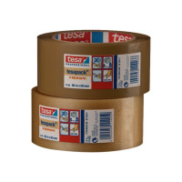 Produktbild för Tesapack Premium 4124 förpackningstejp - 50 mm x 66 m - brun