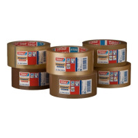 Produktbild för Tesapack Premium 4124 förpackningstejp - 50 mm x 66 m - brun