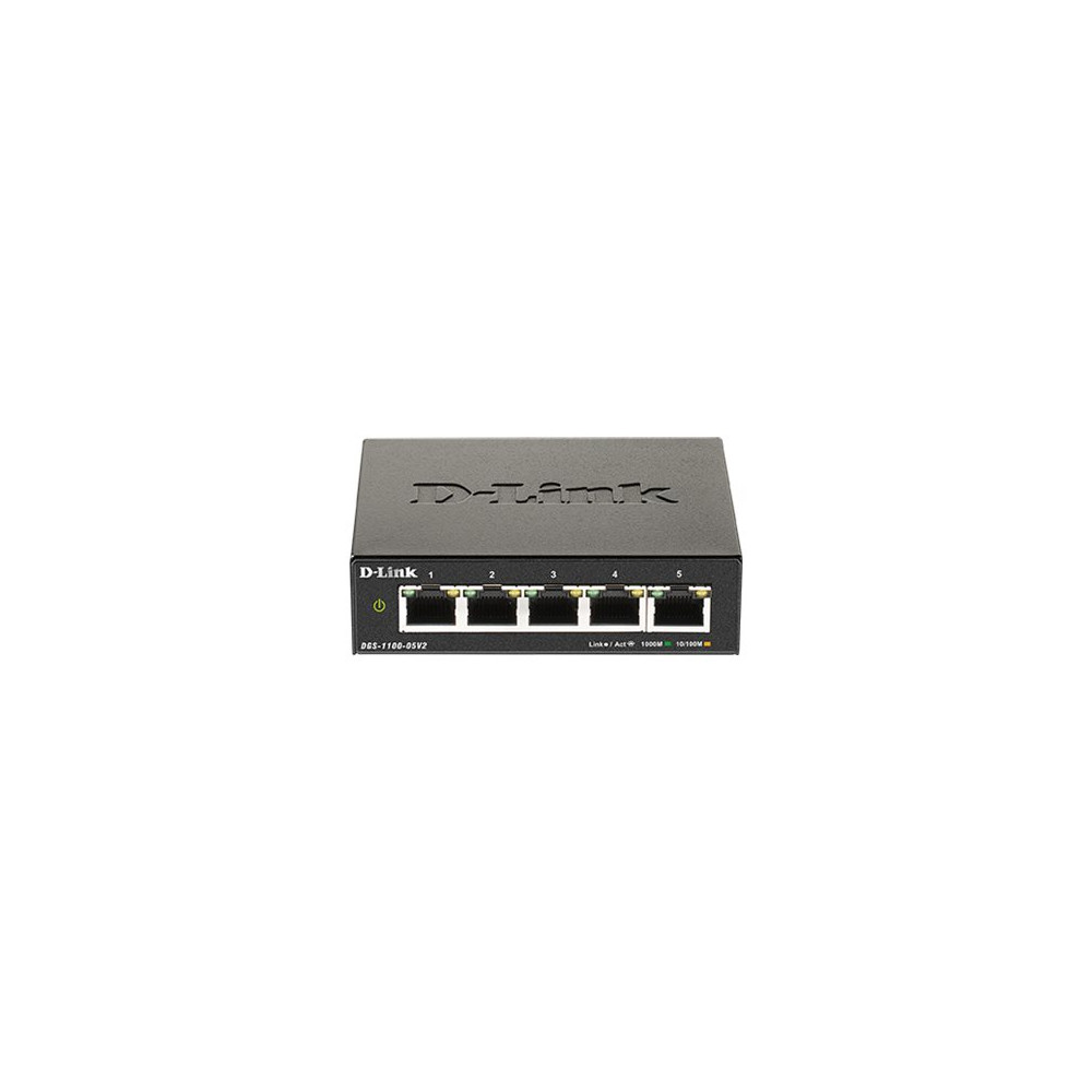 Produktbild för D-Link DGS 1100-05V2 - switch - 5 portar - smart