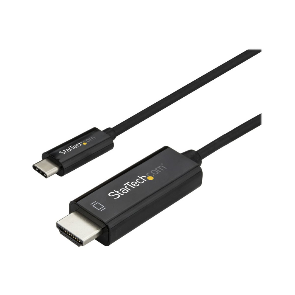 Produktbild för StarTech.com 3 m USB-C till HDMI-kabel - 4K vid 60Hz - Svart - adapterkabel - HDMI / USB - 3 m