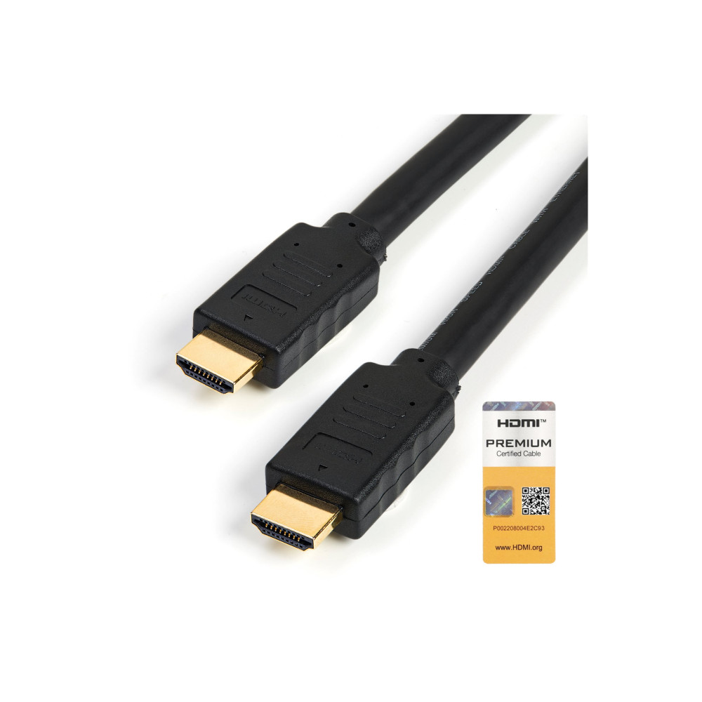 Produktbild för StarTech.com Premium Höghastighets HDMI-kabel med Ethernet - 4K 60 Hz - 7 m - HDMI-kabel med Ethernet - 7 m