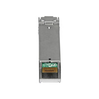 Produktbild för Startech Cisco GLC Connector LX-SM-RGD Compatible SFP Module, 1000BASE-LX, 1GbE Single Mode Fiber Optic Transceiver, LC Connector, 10km 1310nm, DDM, Cisco Firepower, ASR920, IE2000 - Lifetime Warranty (GLCLXSMRGDST) - SFP-sändar/mottagarmodul (mini-GBIC) 