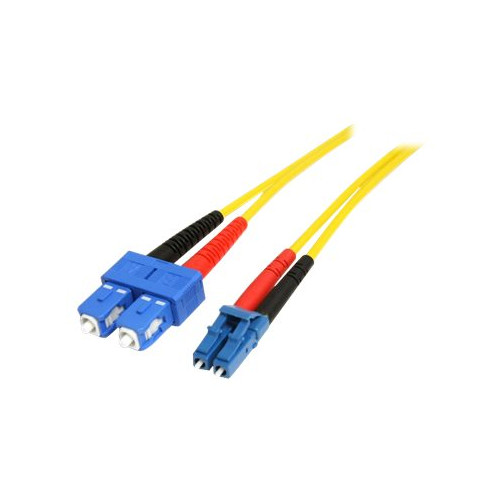 StarTech.com StarTech.com 1m Fiber Optic Cable - Single-Mode Duplex 9/125 - LSZH - LC/SC - OS1 - LC to SC Fiber Patch Cable (SMFIBLCSC1) - nätverkskabel - 1 m - 1 m