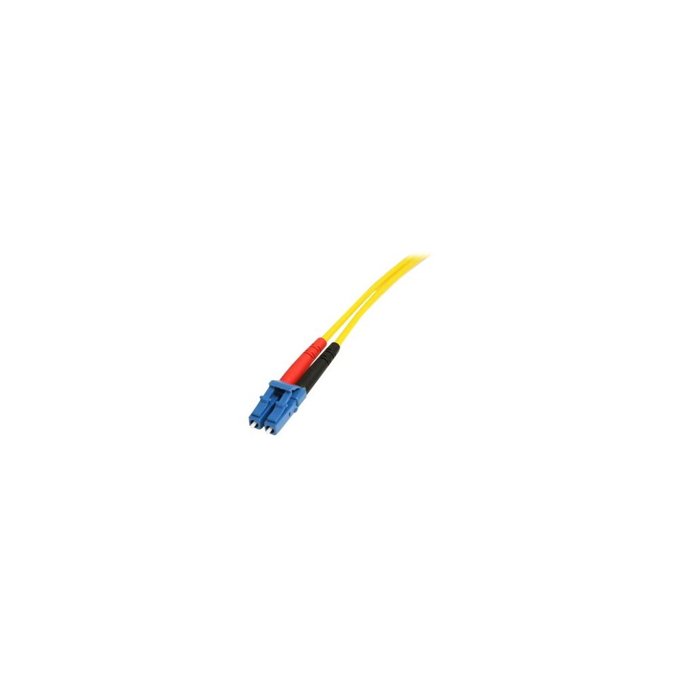 Produktbild för StarTech.com 1m Fiber Optic Cable - Single-Mode Duplex 9/125 - LSZH - LC/SC - OS1 - LC to SC Fiber Patch Cable (SMFIBLCSC1) - nätverkskabel - 1 m - 1 m