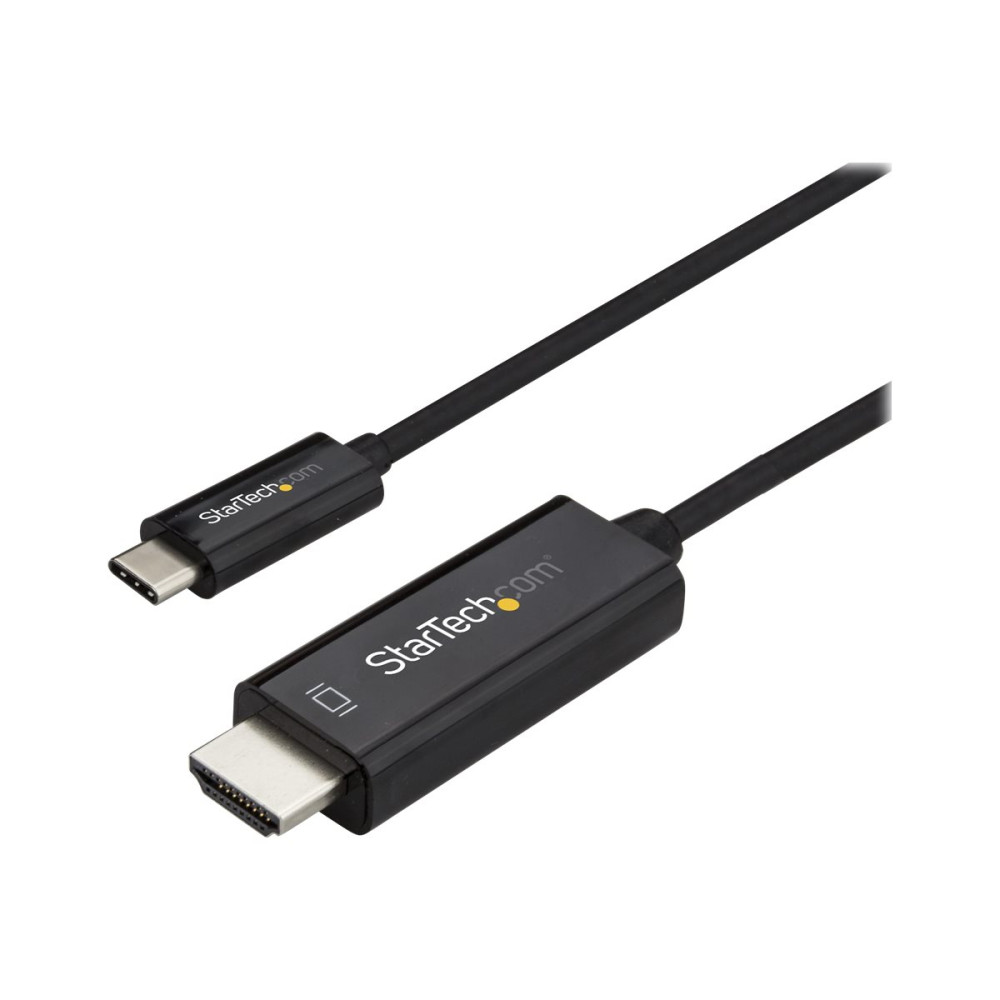Produktbild för StarTech.com 1m USB-C till HDMI-kabel - 4K vid 60Hz - Svart - adapterkabel - HDMI / USB - 1 m
