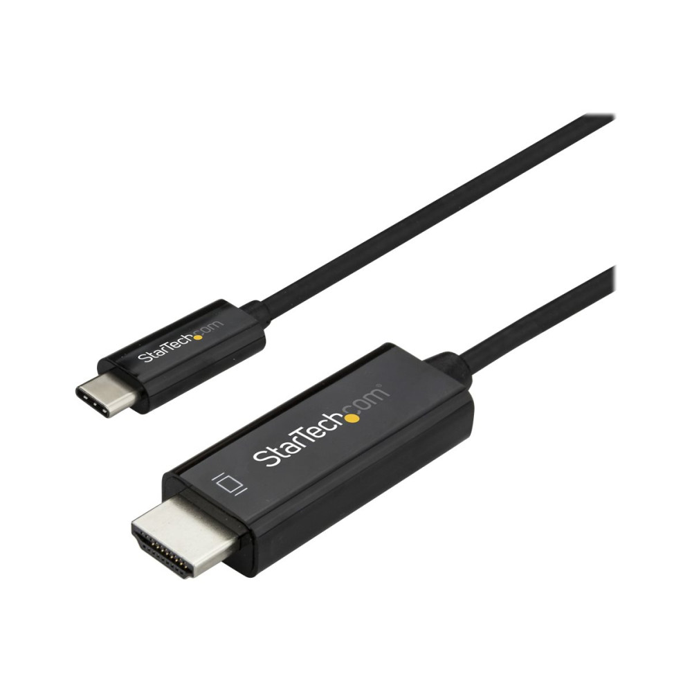 Produktbild för StarTech.com 1m USB-C till HDMI-kabel - 4K vid 60Hz - Svart - adapterkabel - HDMI / USB - 1 m