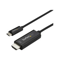 Produktbild för StarTech.com 1m USB-C till HDMI-kabel - 4K vid 60Hz - Svart - adapterkabel - HDMI / USB - 1 m