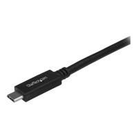 Produktbild för StarTech USB-C till USB-C-kabel - M/M - 1m - USB 3.0 (5Gbps) - USB typ C-kabel - USB-C till USB-C - 1 m