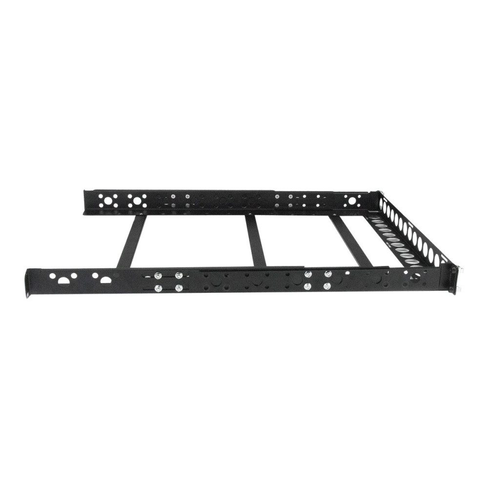 Produktbild för StarTech.com 1U fast 19 tums universella serverrackskenor med justerbart djup - rackskena - 1U