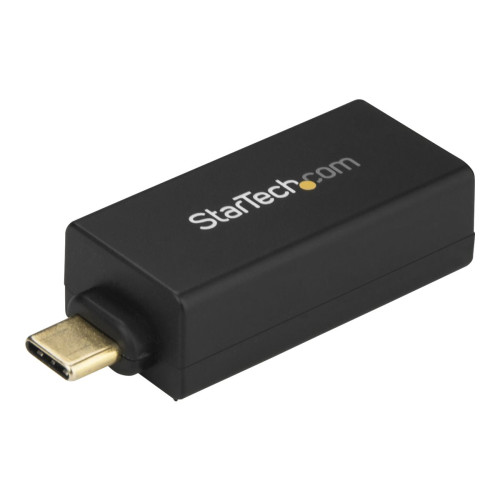 StarTech.com Startech USB C to Gigabit Ethernet Adapter, 1Gbps NIC USB 3.0/USB 3.1 Type C Network Adapter, 1GbE USB-C to RJ45/LAN Port, Thunderbolt 3 Compatible, Windows, MacBook Pro, Chromebook - USB C to Ethernet (US1GC30DB) - nätverksadapter - USB-C - Gigabit Ether