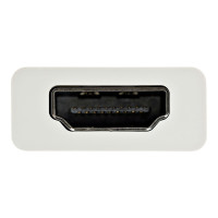 Produktbild för Startech USB-C to HDMI Adapter - White - 4K 60Hz - videokort - HDMI / USB - 15 cm