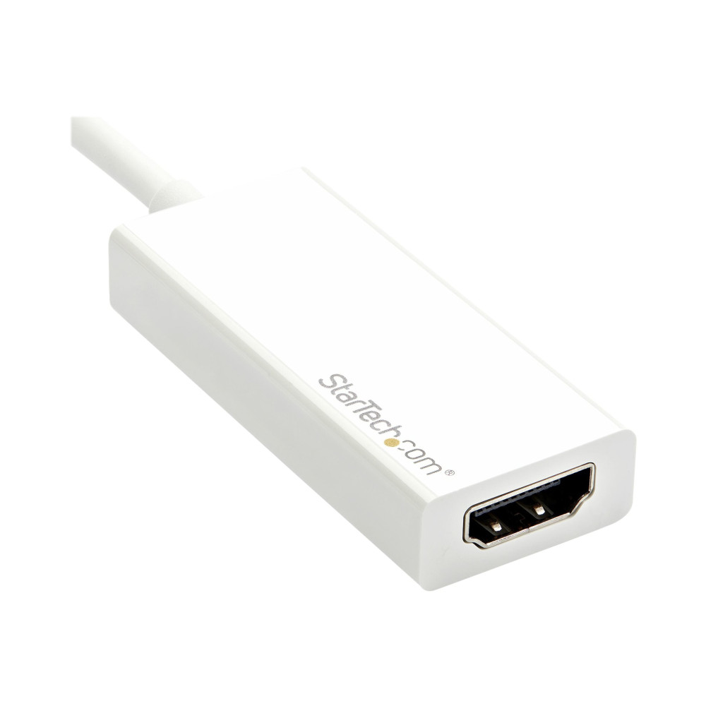 Produktbild för Startech USB-C to HDMI Adapter - White - 4K 60Hz - videokort - HDMI / USB - 15 cm