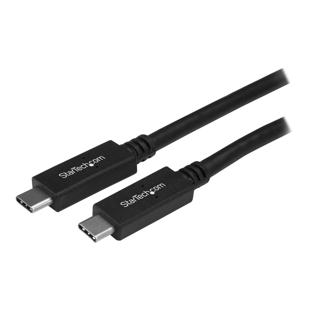 Produktbild för StarTech USB C to UCB C Cable - 0.5m - Short - M/M - USB 3.1 (10Gbps) - USB C Charging Cable - USB Type C Cable - USB-C to USB-C Cable (USB31CC50CM) - USB typ C-kabel - USB-C till USB-C - 50 cm
