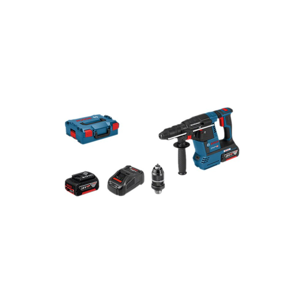 Produktbild för Bosch GBH 18V-26 F Professional - roterande hammare - sladdlös - 2 batterier