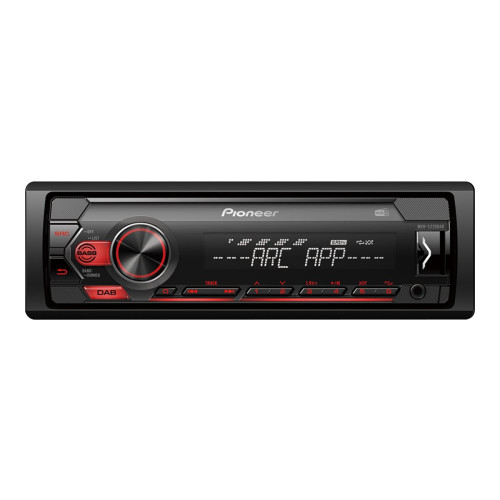 Pioneer MVH-S220DAB - Bil - digital mottagare - inbyggd enhet - Enkel-DIN - Billjud & Media