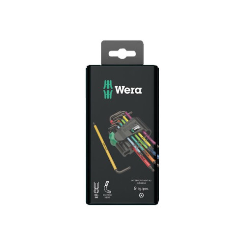 WERA WERK Wera 967/9 TX BO - L-nyckelsats - 9 delar
