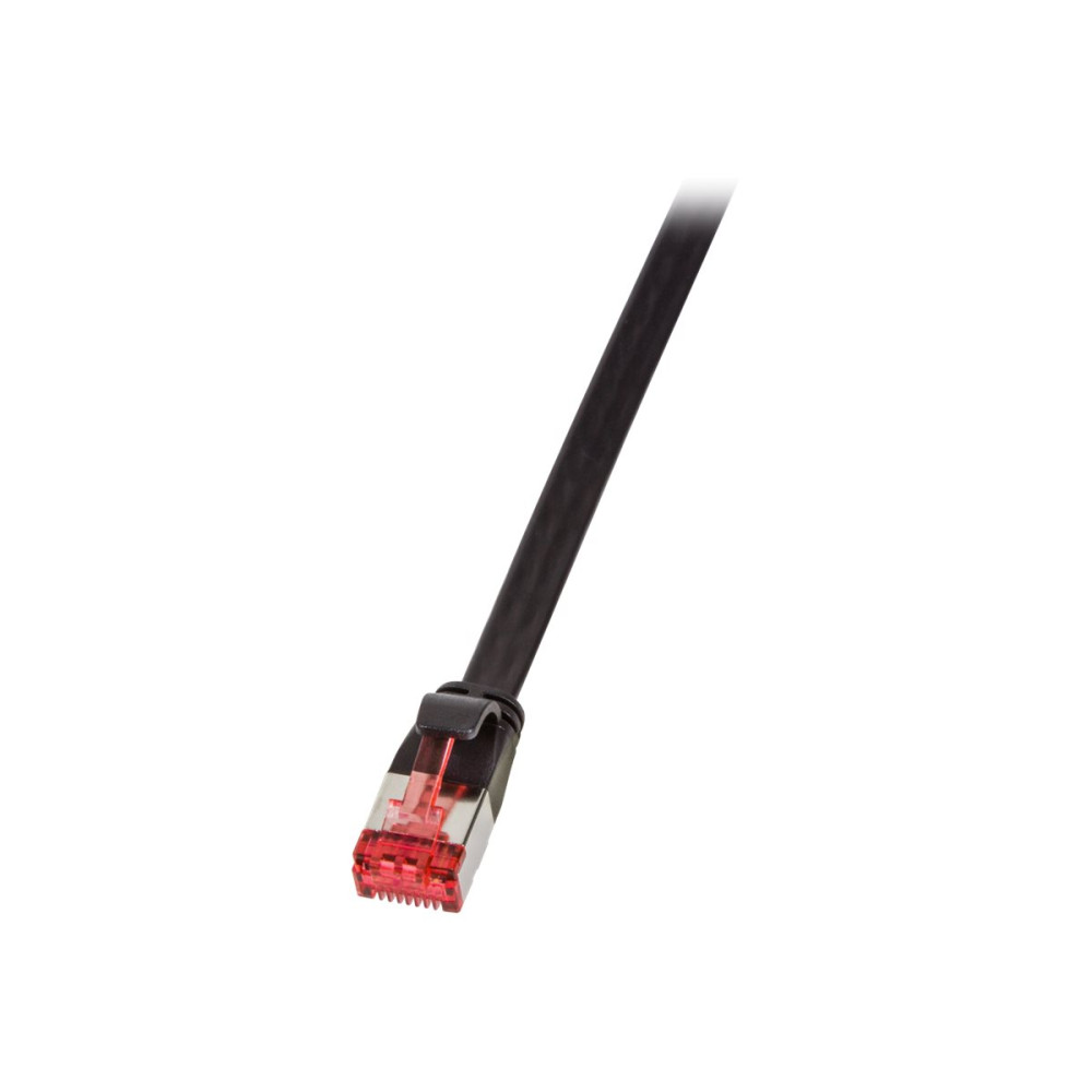 Produktbild för LogiLink SlimLine - patch-kabel - svart