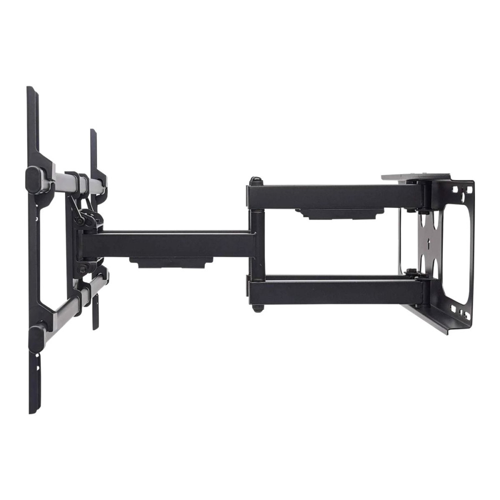 Produktbild för Manhattan TV & Monitor Mount, Wall, Full Motion, 1 screen, Screen Sizes: 37-75", Black, VESA 200x200 to 800x400mm, Max 75kg, LFD, Tilt & Swivel with 3 Pivots, Lifetime Warranty konsol - för böjd LCD TV - svart