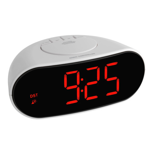 TFA Dostmann TFA - väckarklocka - elektronisk - skrivbord - vit