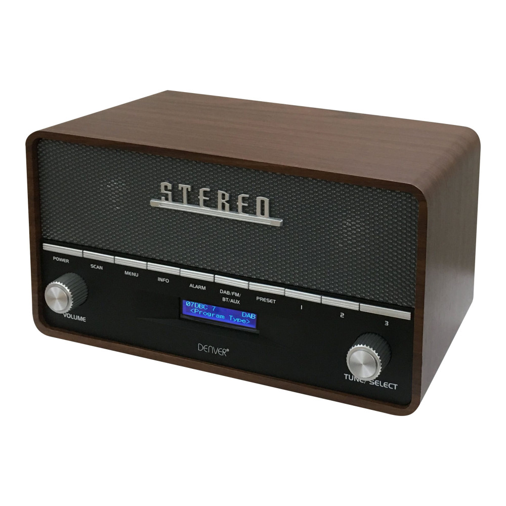 Produktbild för DENVER DAB-36 - bärbar DAB-radio - Bluetooth