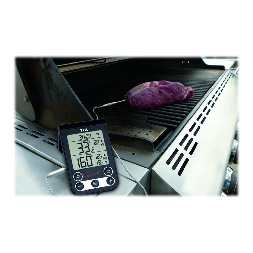 Produktbild för TFA Küchen-Chef - digital termometer - svart