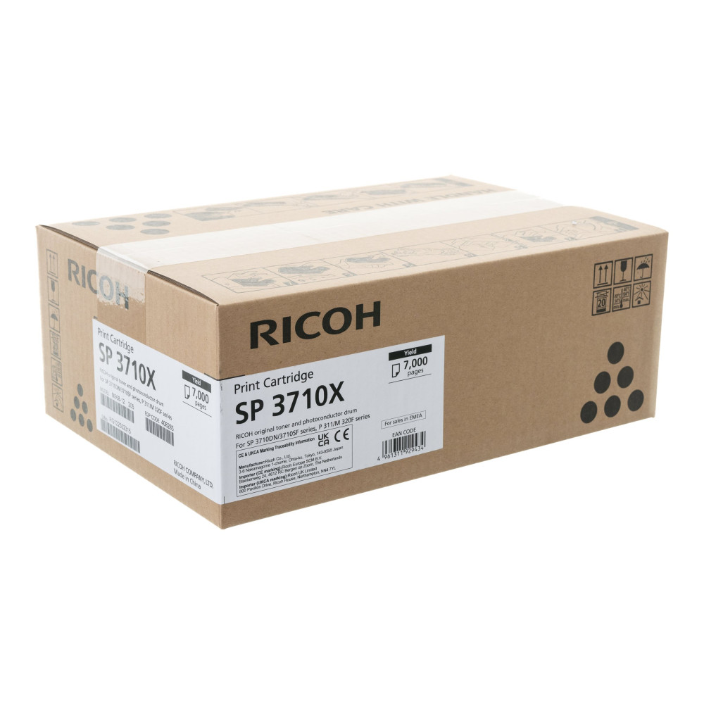 Produktbild för Ricoh SP 3710X - svart - original - tonerkassett